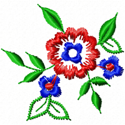 Flowers And Tree Embroidery Design 4 Flowers And Tree Embroidery Design 4